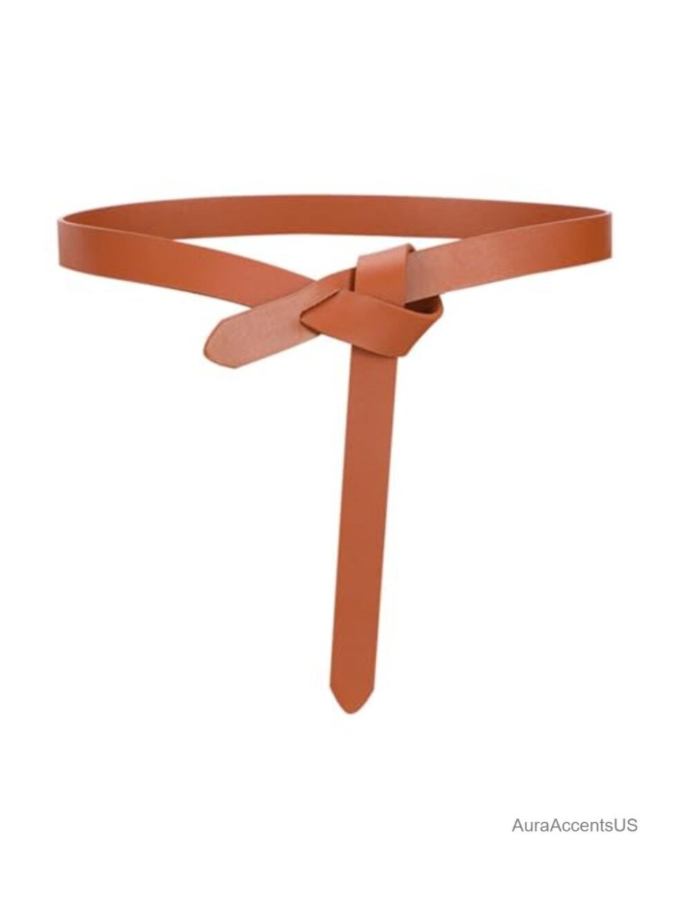 Faux Leather Knot Belt for Women Tie Waist Belt Fashion Accessory